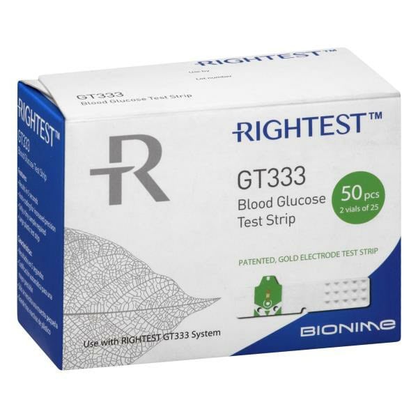 Bionime Rightest Blood Glucose Test Strips