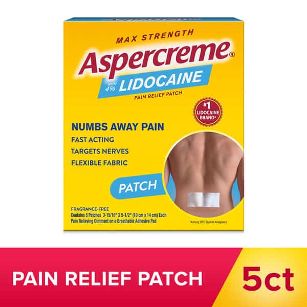 Aspercreme Lidocaine Pain Relief Patch