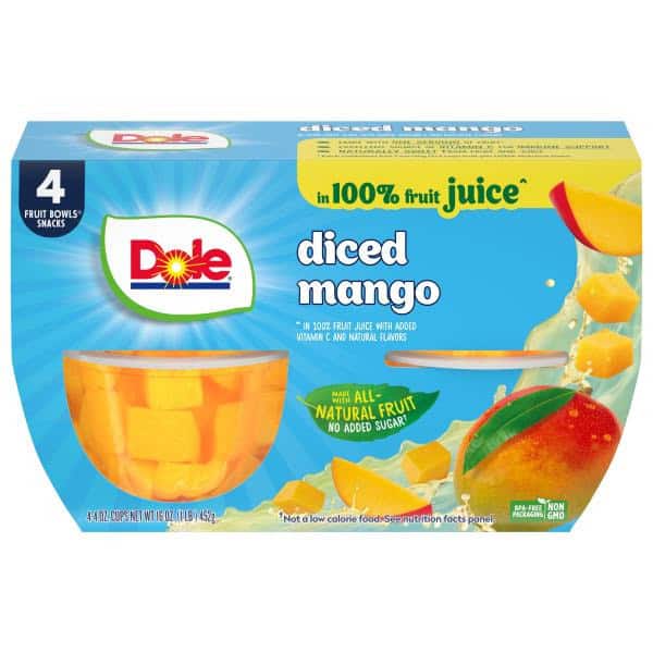 Dole Diced Mango in 100% Fruit Juice