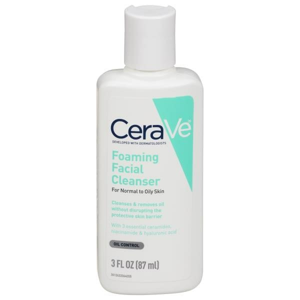CeraVe Facial Cleanser, Foaming