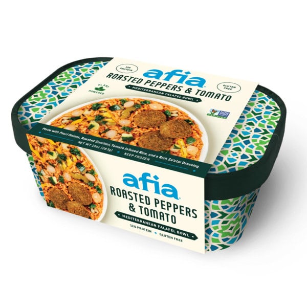 Afia Roasted Peppers & Tomato Mediterranean Falafel Bowl