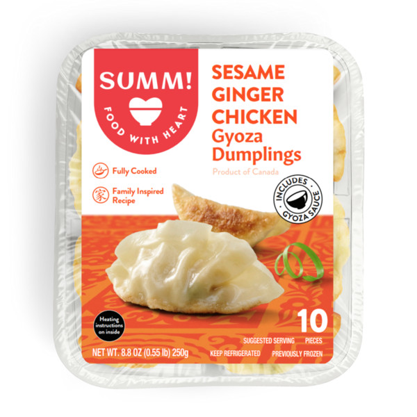 Summ! Sesame Ginger Chicken Gyoza Dumplings