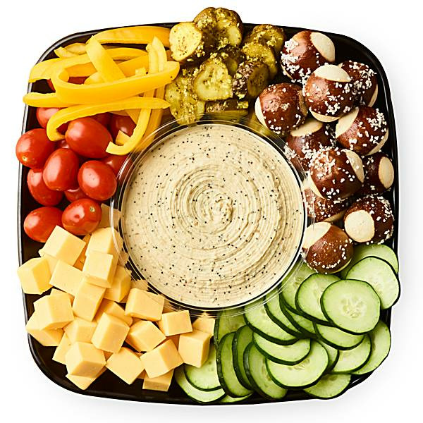 Boar's Head Medium Everything The Bagel Hummus Platter (Requires 24-hour lead time)