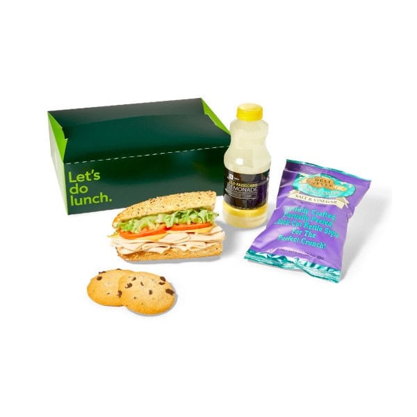 Boar's Head Sub Sandwich Lunch Box Half Sub or Wrap
