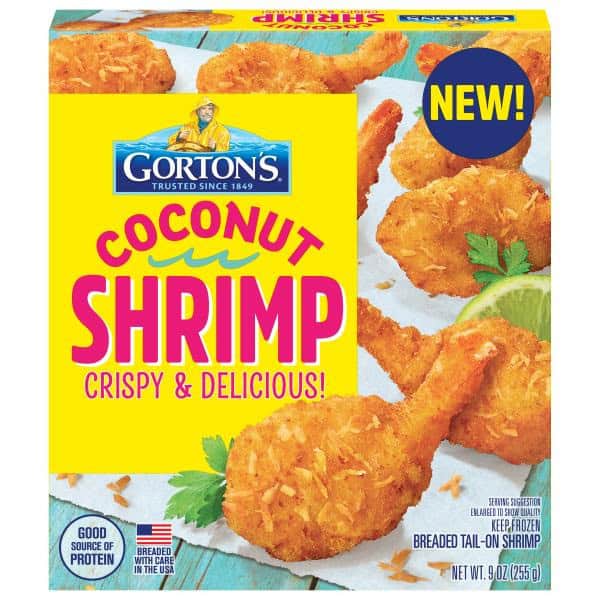 Gorton's Frozen Whole Breaded Tail-On Coconut Shrimp