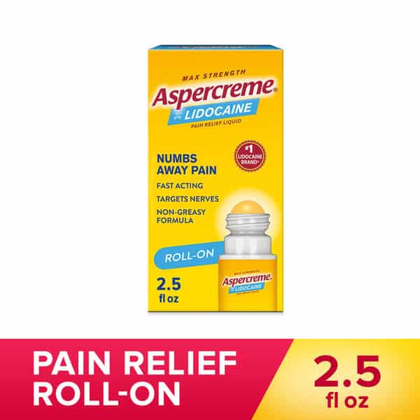Aspercreme Lidocaine Pain Relief Roll-On