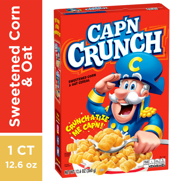 Cap'N Crunch Sweetened Corn & Oat Cereal