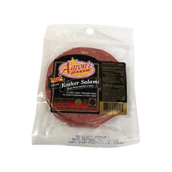 Aaron's Best Sliced Kosher Salami Made With Chicken & Beef