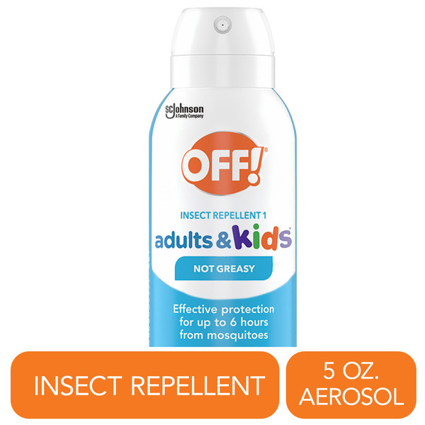 OFF! Insect Repellent Aerosol for Adults & Kids, Fragrance-Free Bug Spray