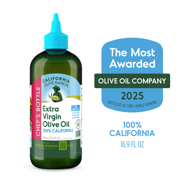 California Olive Ranch Chef's Bottle, Extra Virgin Olive Oil, 100% California