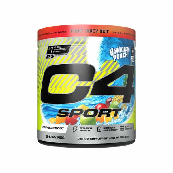 C4 Energy C4 Sport Pre Workout, Hawaiian Punch Fruit Juicy Red