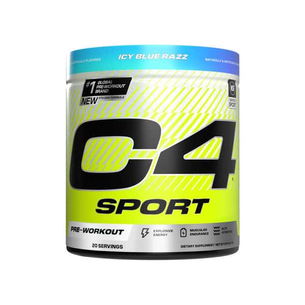 C4 Energy C4 Sport Pre Workout, Icy Blue Razz