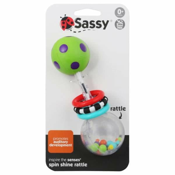 Sassy Spin Shine Rattle
