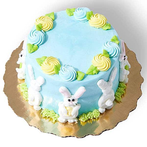 Bunnies & Rosettes 5-inch Mini Cake (Requires 24-hour lead time)