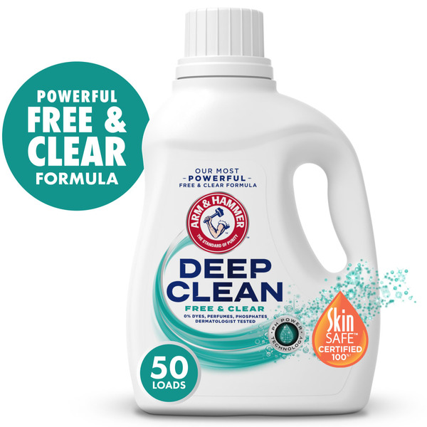 Arm & Hammer Deep Clean Free & Clear Liquid Laundry Detergent
