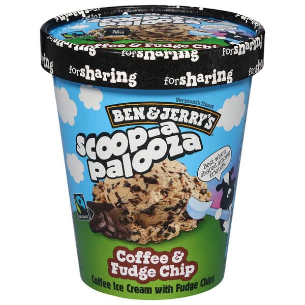 Ben & Jerry's Ice Cream, Scoop-a-Palooza, Coffee & Fudge Chip