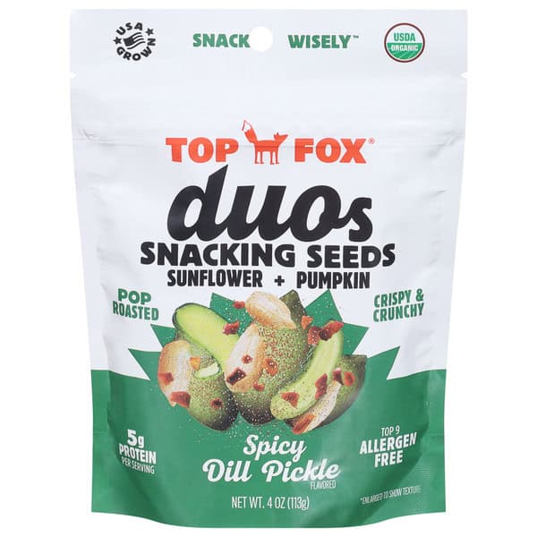 Top Fox Snacking Seeds, Sunflower + Pumpkin, Duos