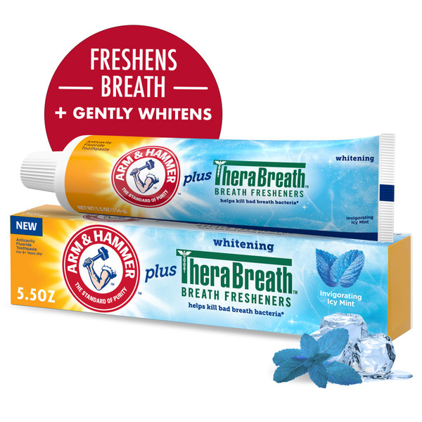 Arm & Hammer Whitening Toothpaste Plus Therabreath Breath Fresheners