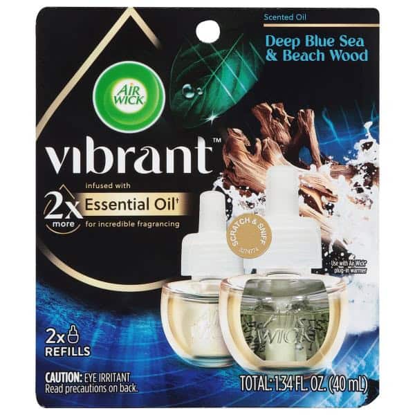Air Wick Essential Oil Refills, Deep Blue Sea & Beach Wood