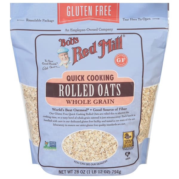 Bob's Red Mill Quick Cooking Rolled Oats, Gluten Free
